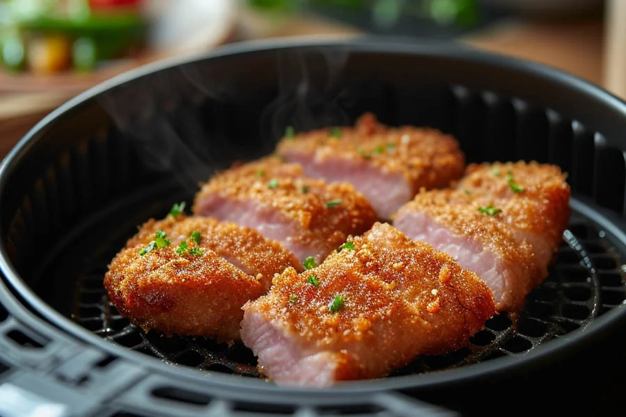 stainless steel inside air fryer